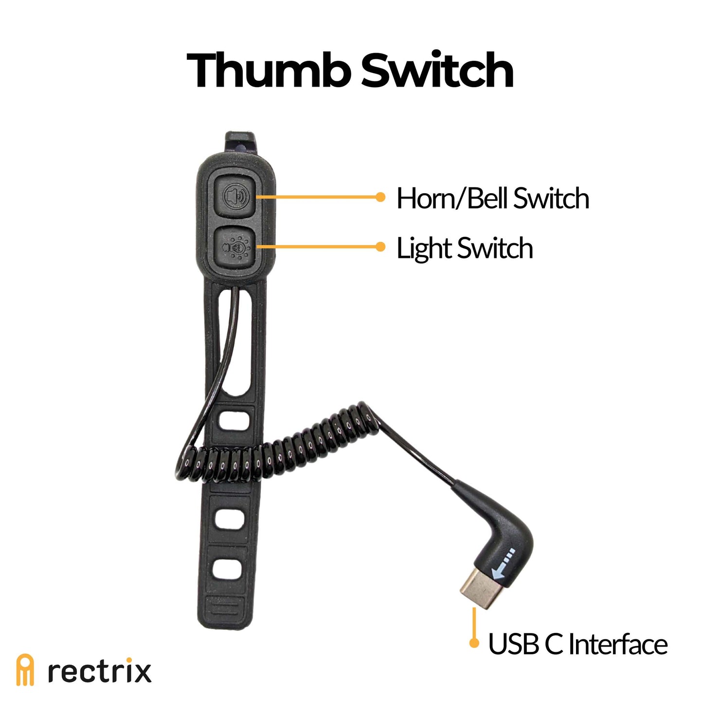 Variable Volume Bike Horn/Bell and Light Combo