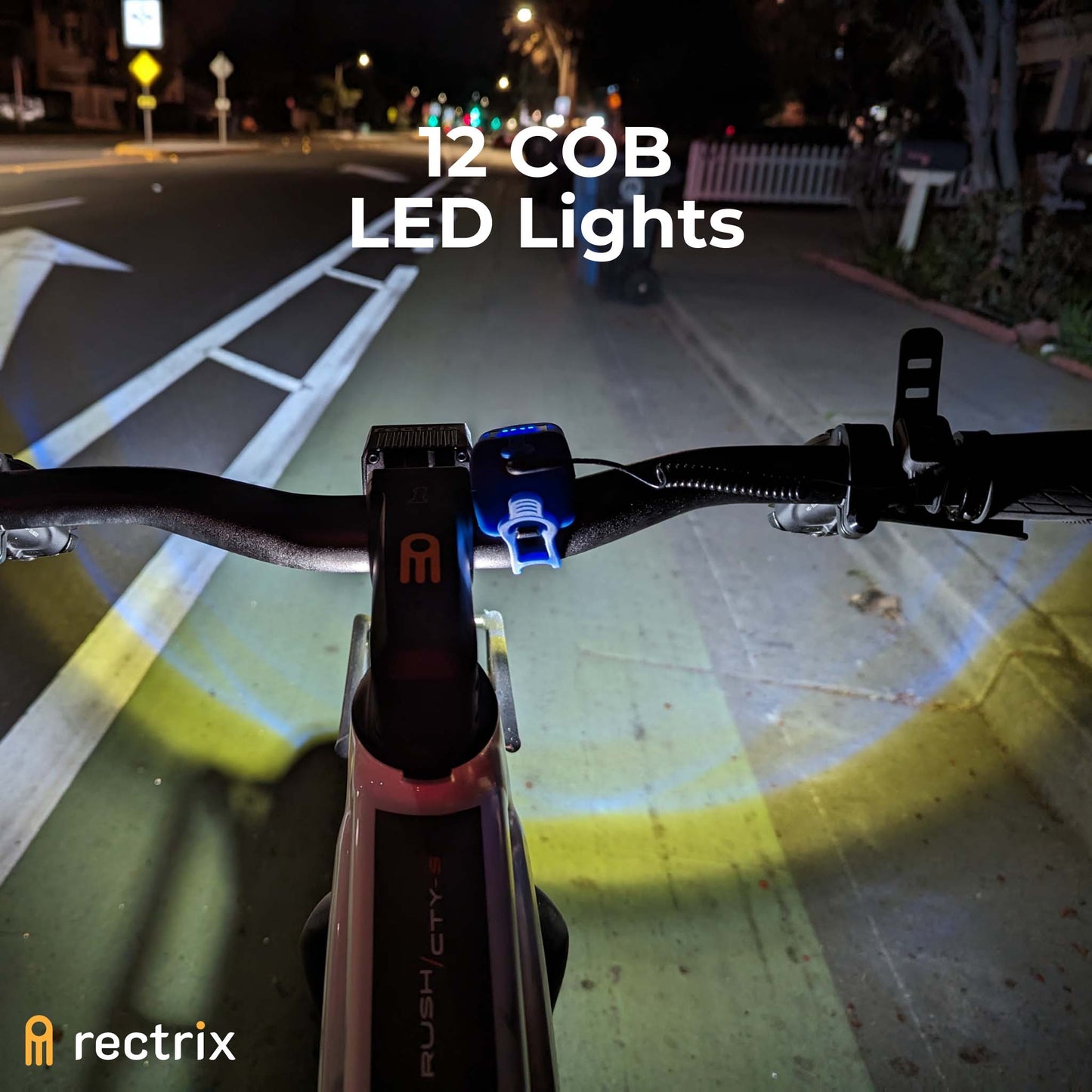Variable Volume Bike Horn/Bell and Light Combo