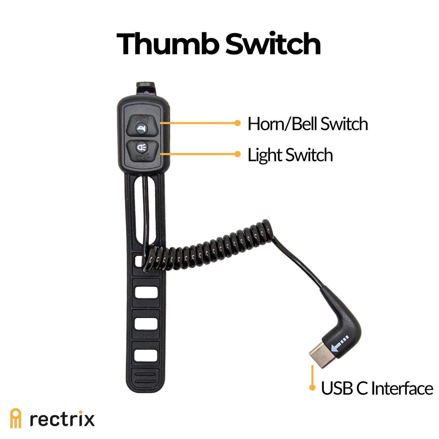 Variable Volume Bike Horn/Bell and Light Combo